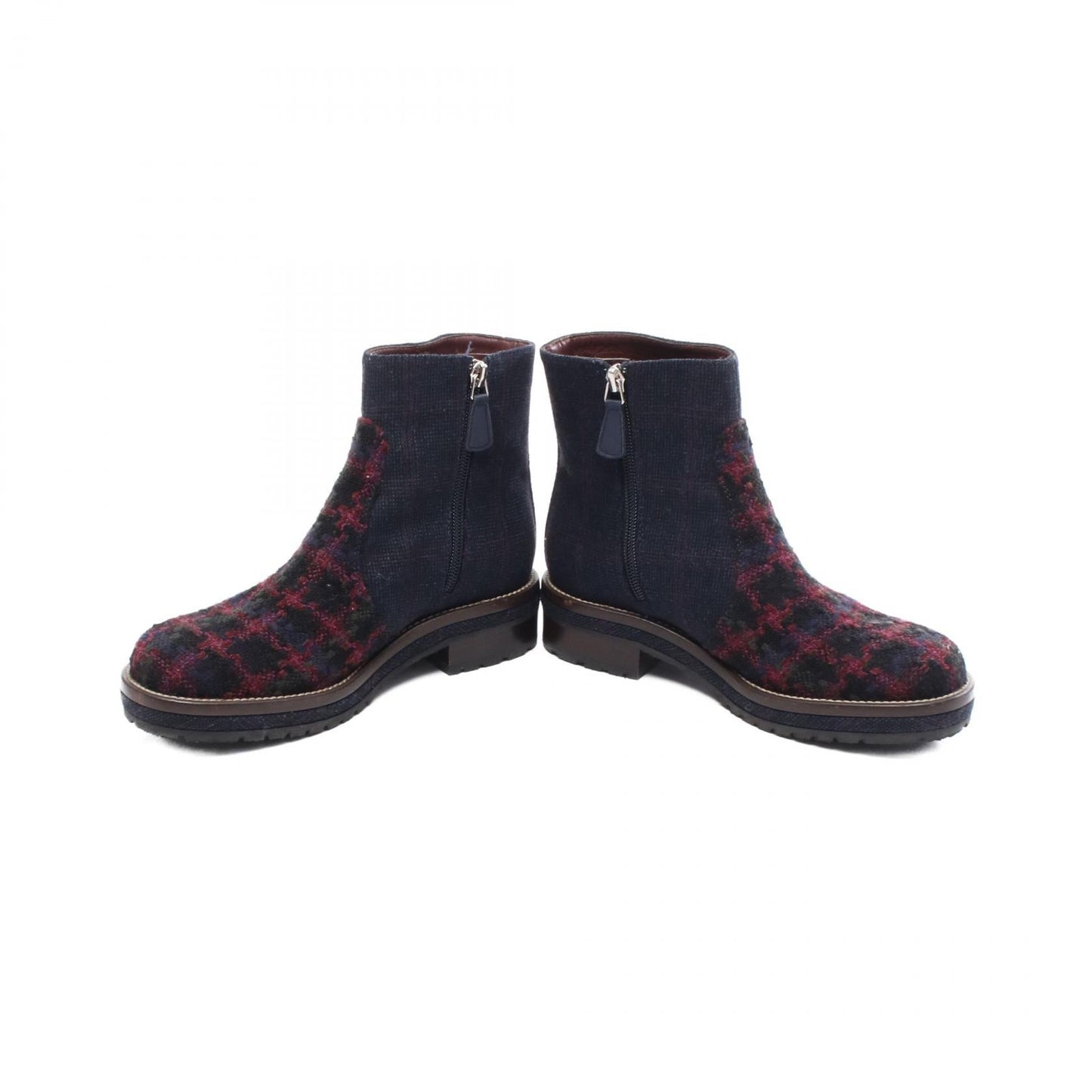 Chanel Coco Mark Fabric Boots
