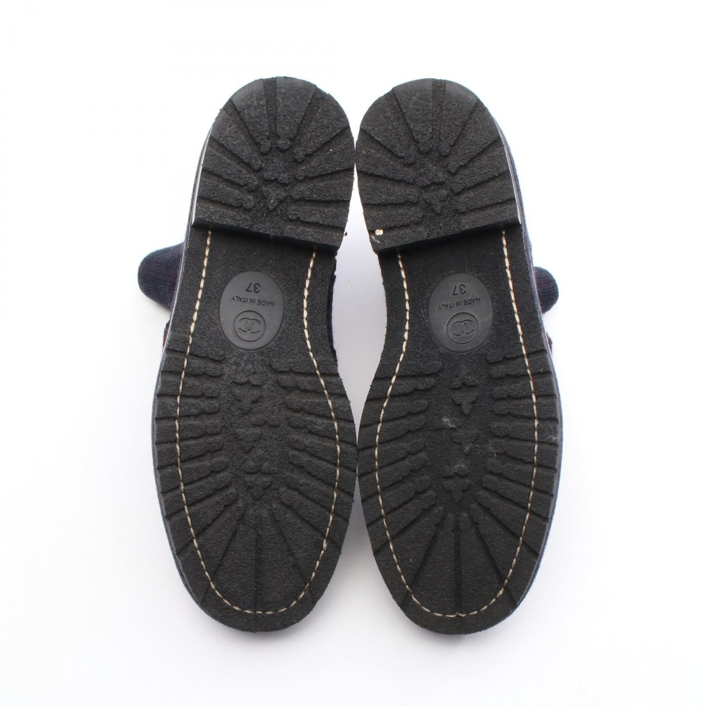 Chanel Coco Mark Fabric Boots