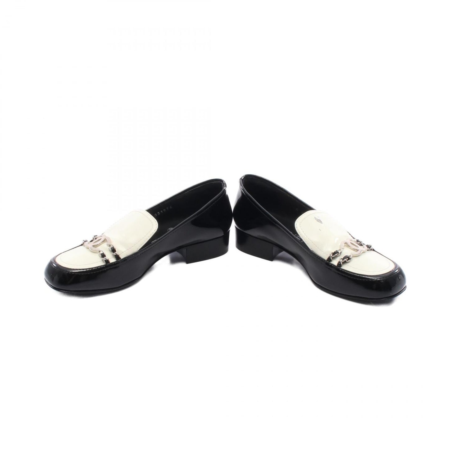 Chanel Coco Mark Patent Leather Loafers