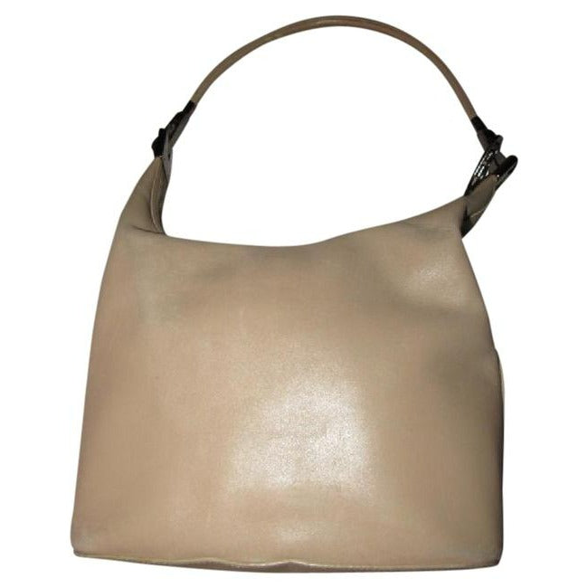 Gucci   Ivory Leather Hobo Bag
