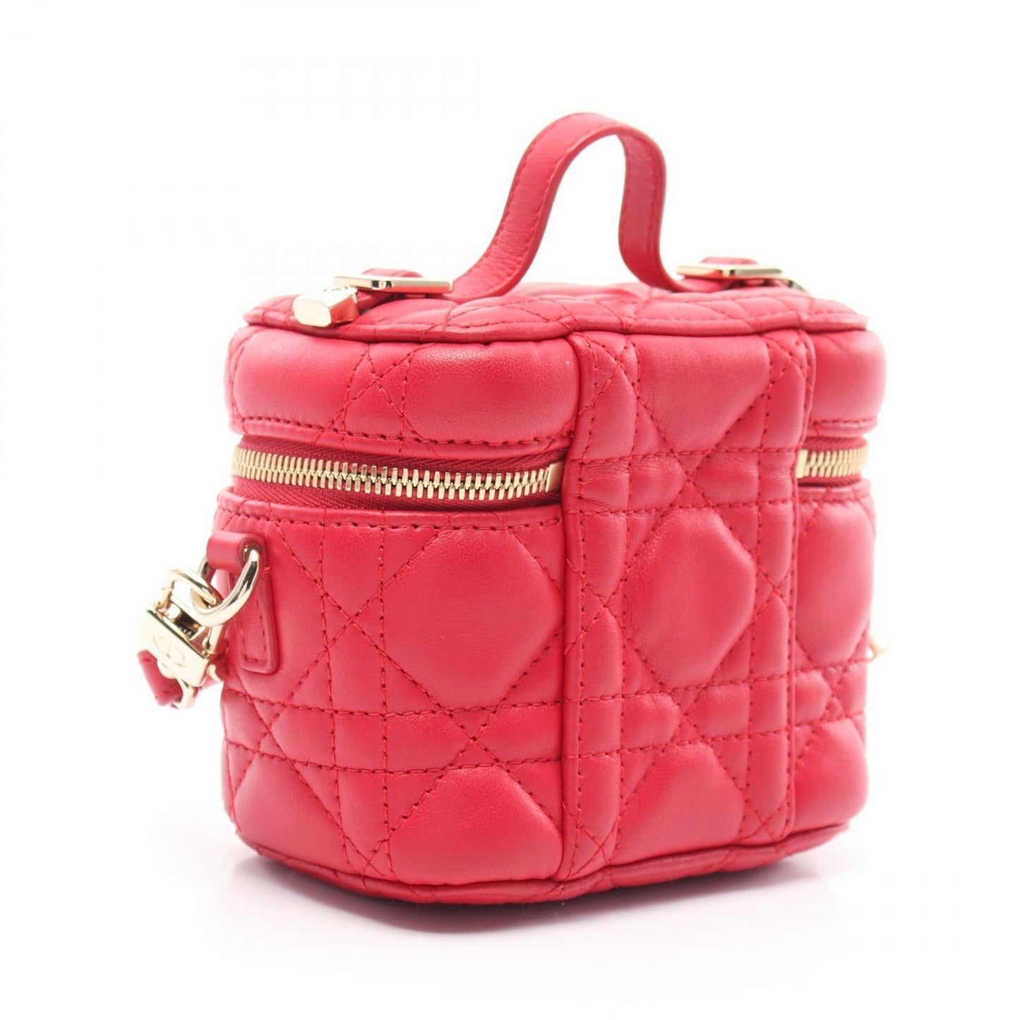 Dior Lady Dior Micro Vanity Leather Handbag