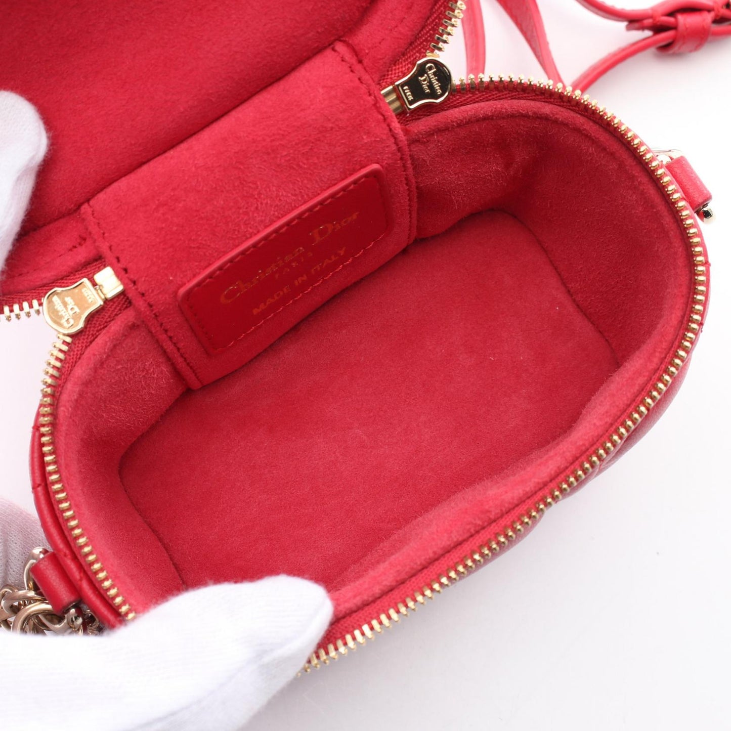 Dior Lady Dior Micro Vanity Leather Handbag