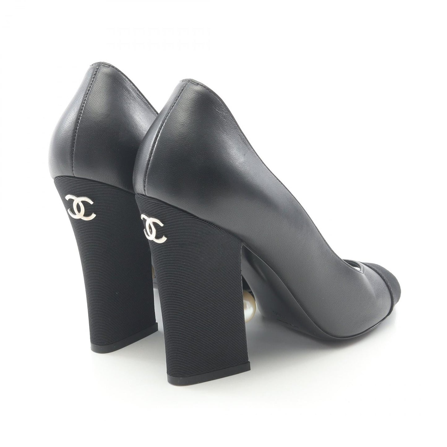 Chanel Coco Mark Leather Pumps