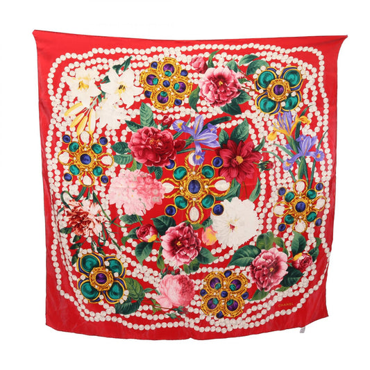 Chanel Gripoix Silk Scarf