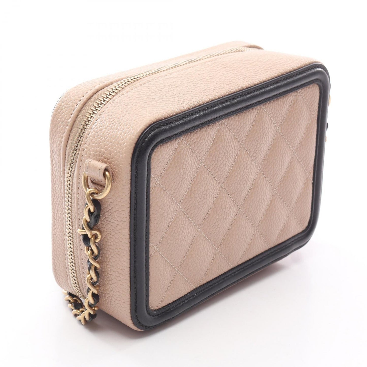 Chanel CC Filigree Calf Shoulder Bag