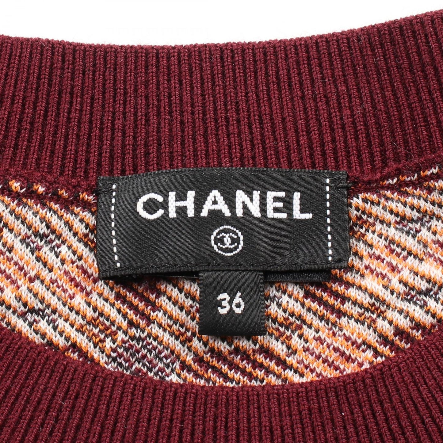 Chanel Coco Mark Cotton Wool Knitwear