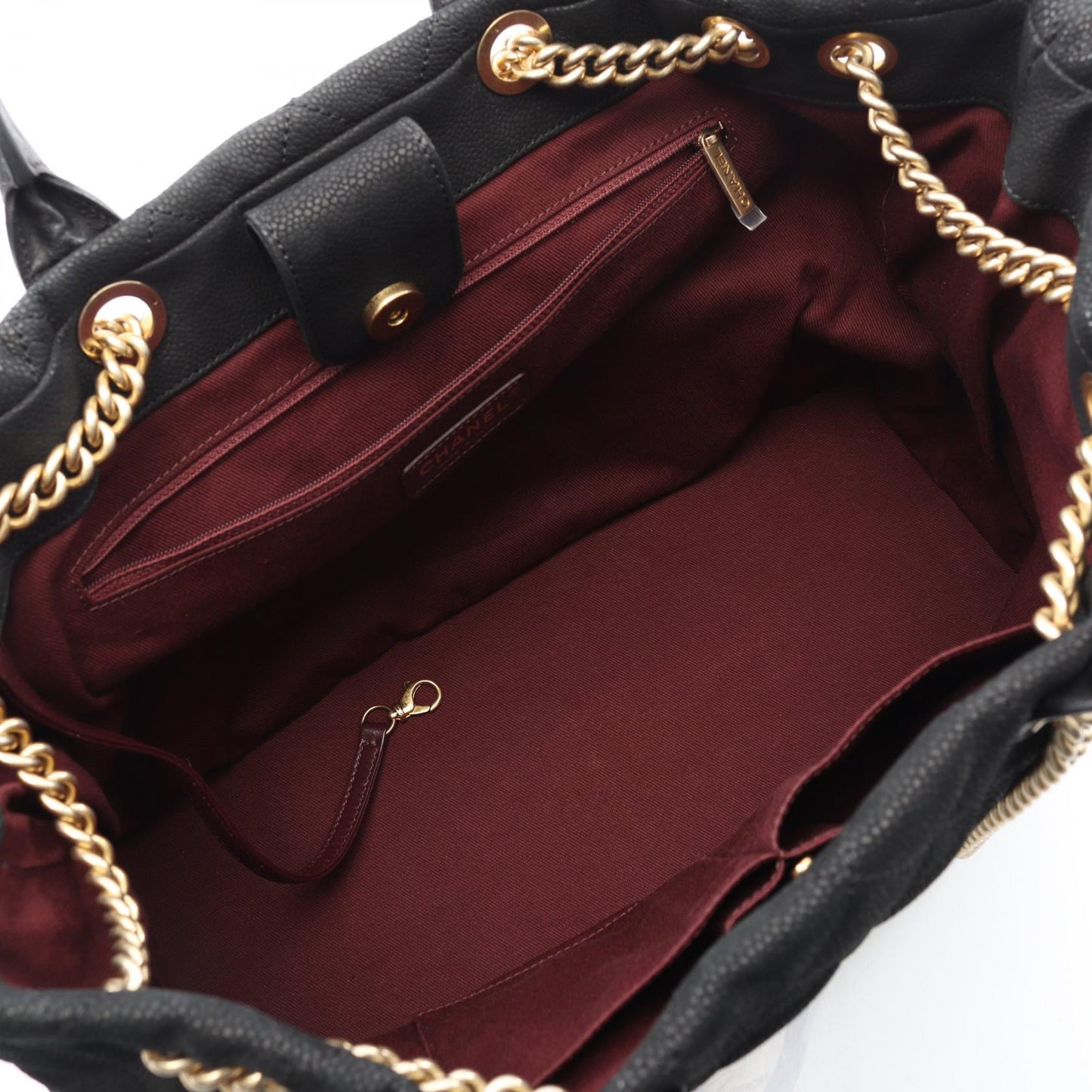 Chanel Matelasse Grained Calfskin Tote Bag