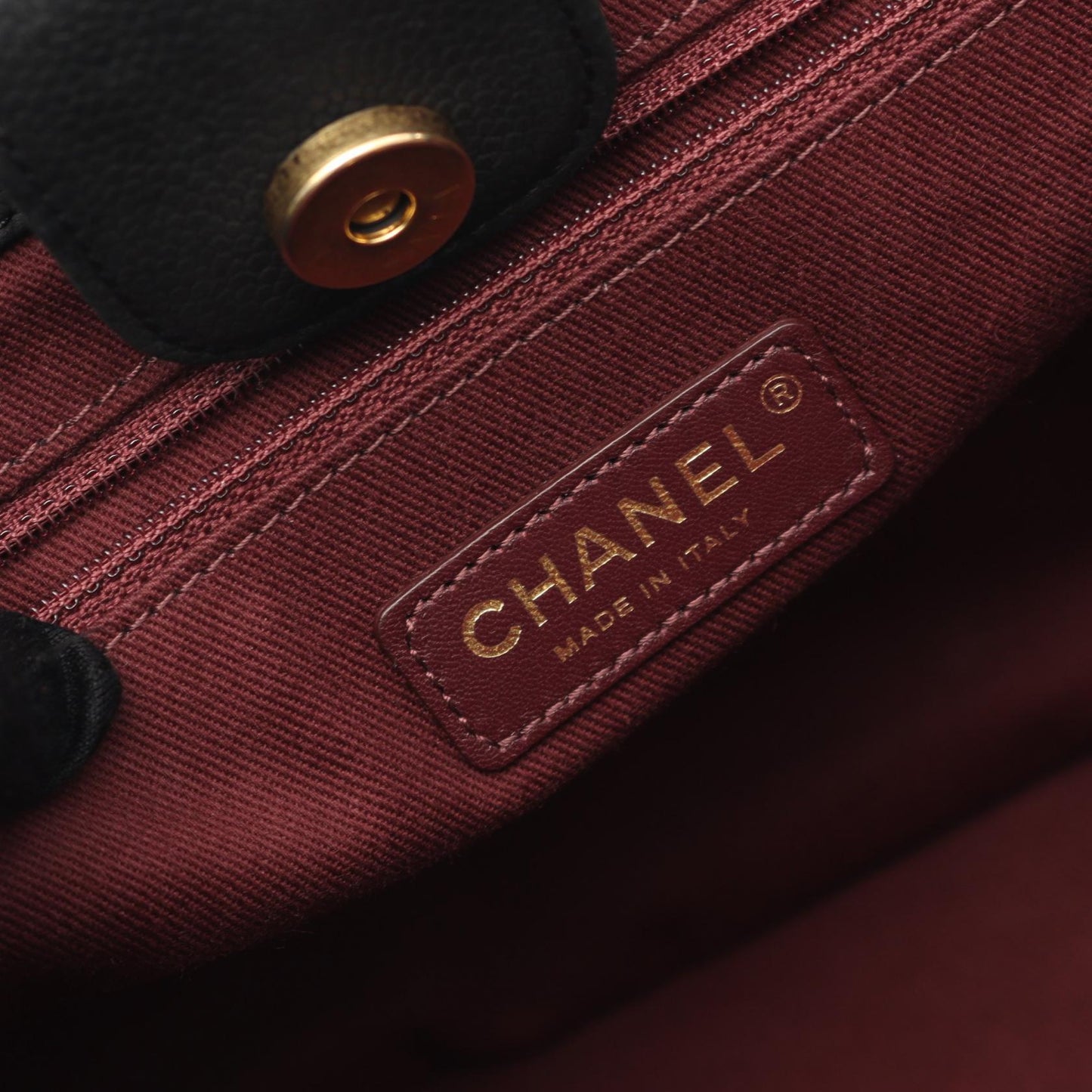 Chanel Matelasse Grained Calfskin Tote Bag