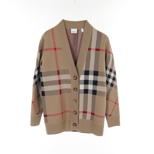 Burberry Nova Check Wool Polyester Cardigan