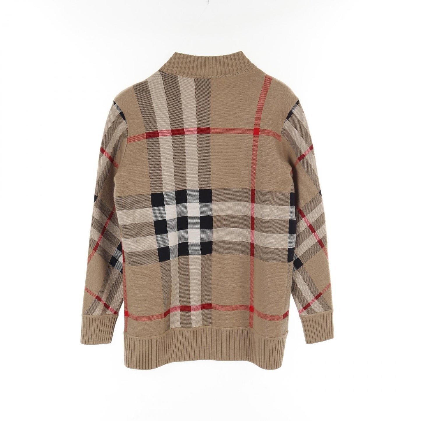 Burberry Nova Check Wool Polyester Cardigan