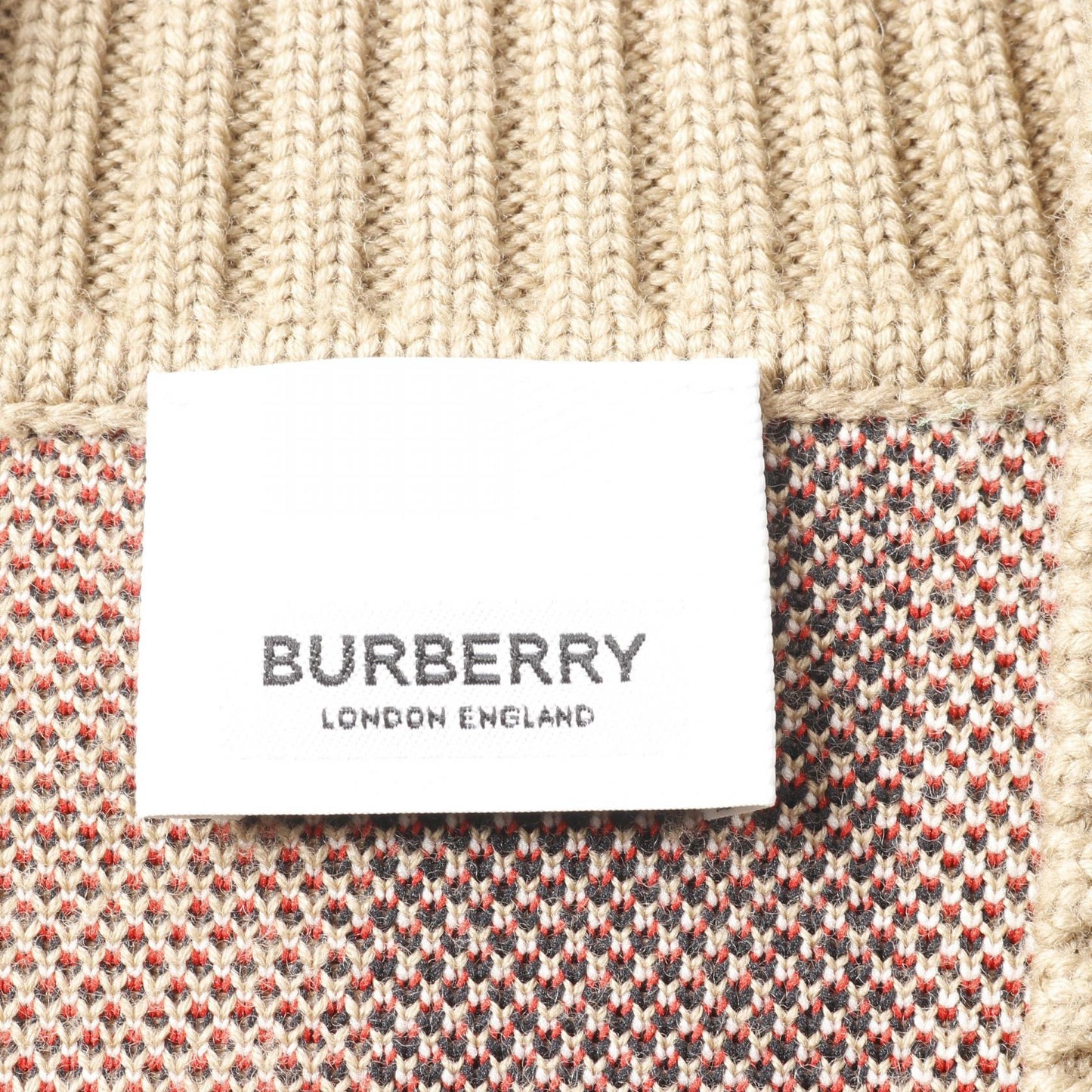 Burberry Nova Check Wool Polyester Cardigan
