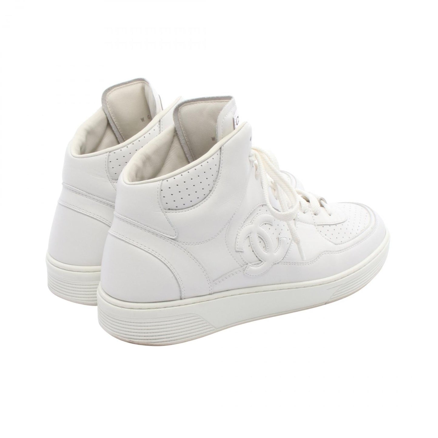 Chanel Coco Mark Leather Sneakers