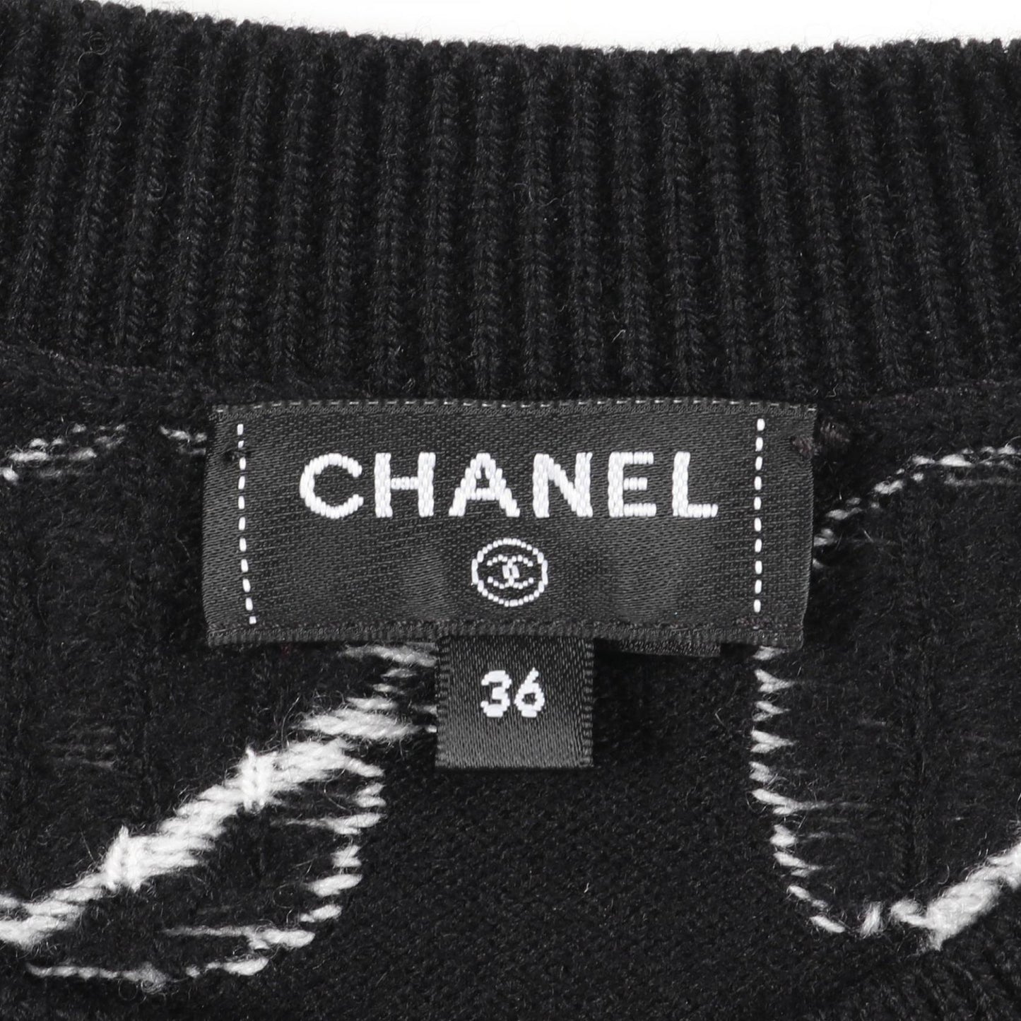 Chanel Coco Mark Flower Logo Cashmere Knitwear