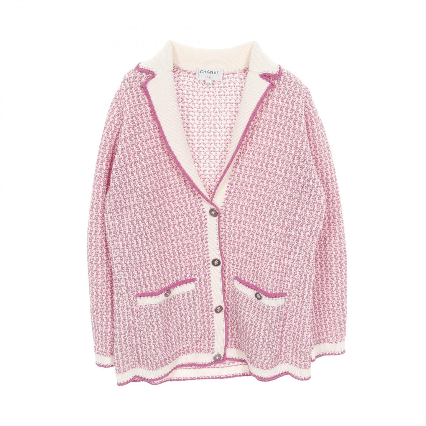 Chanel Lion Button Cotton Cardigan