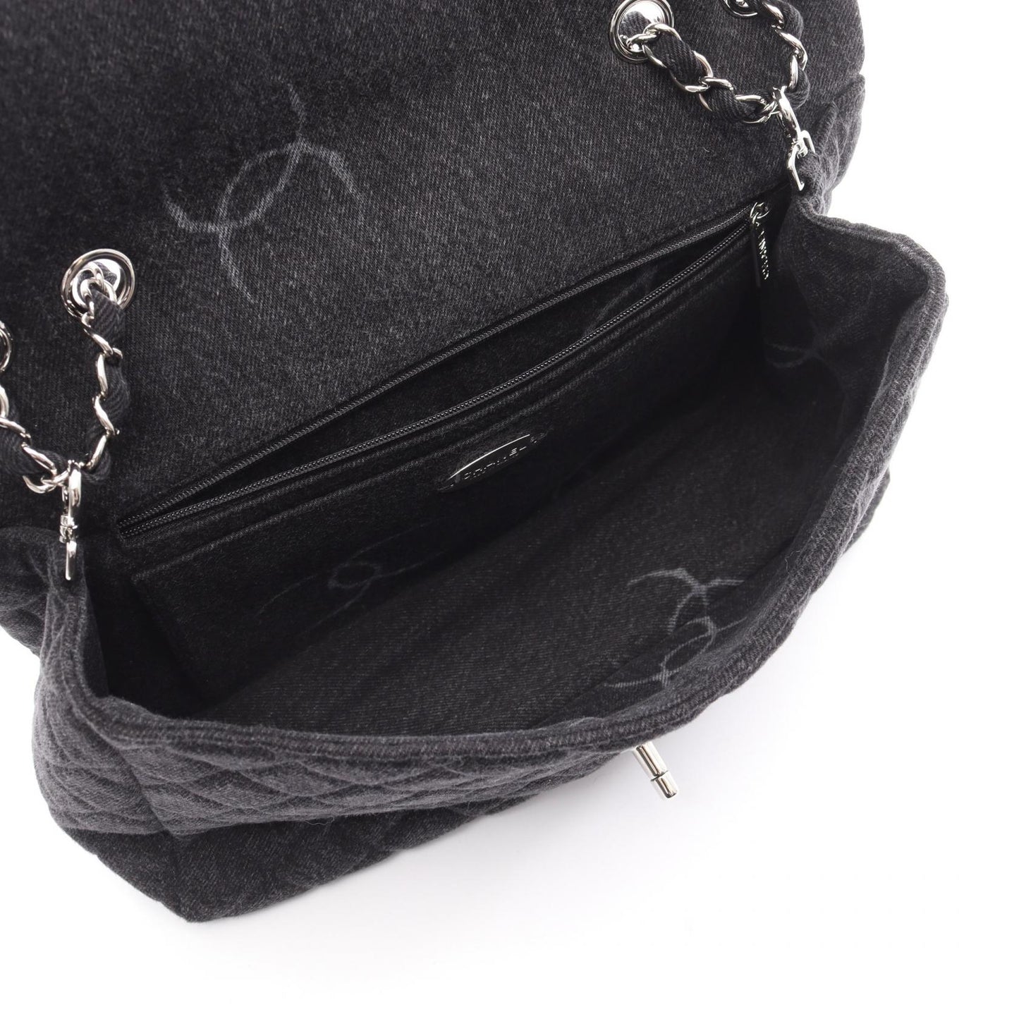 Chanel Matelasse Denim Shoulder Bag