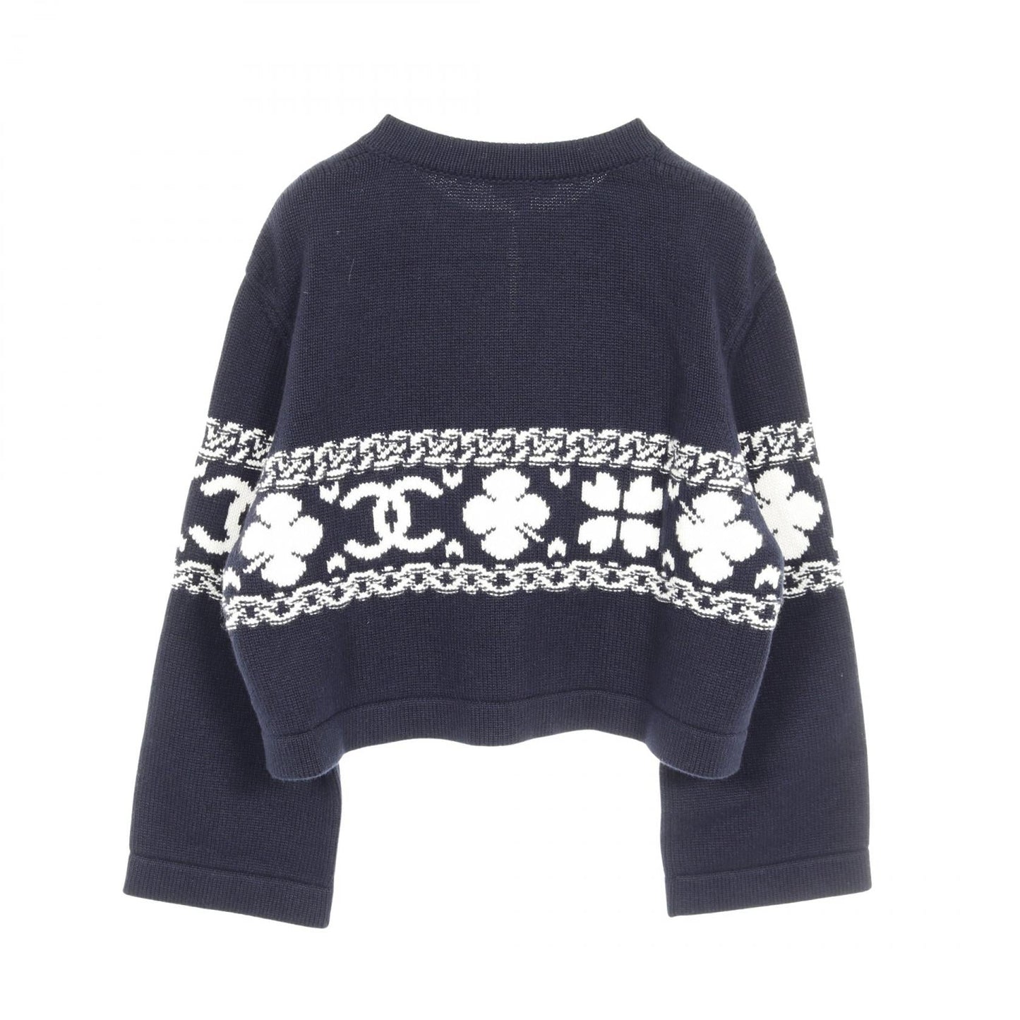 Chanel Coco Mark Cashmere Cotton Cardigan