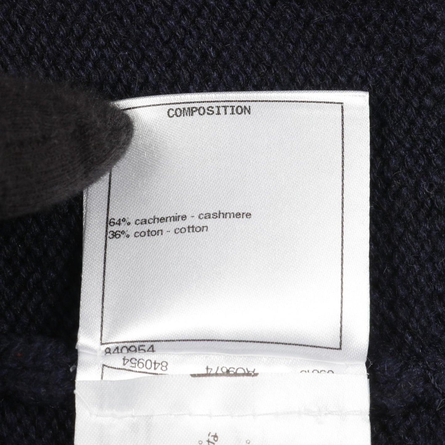 Chanel Coco Mark Cashmere Cotton Cardigan
