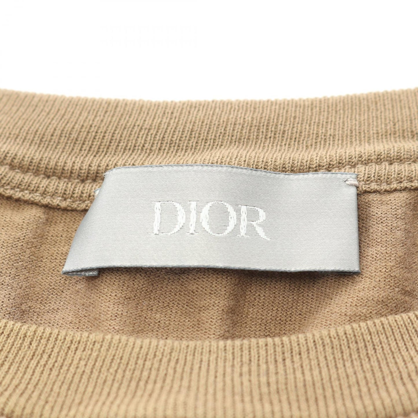 Dior CD Logo Embroidery Cotton Top