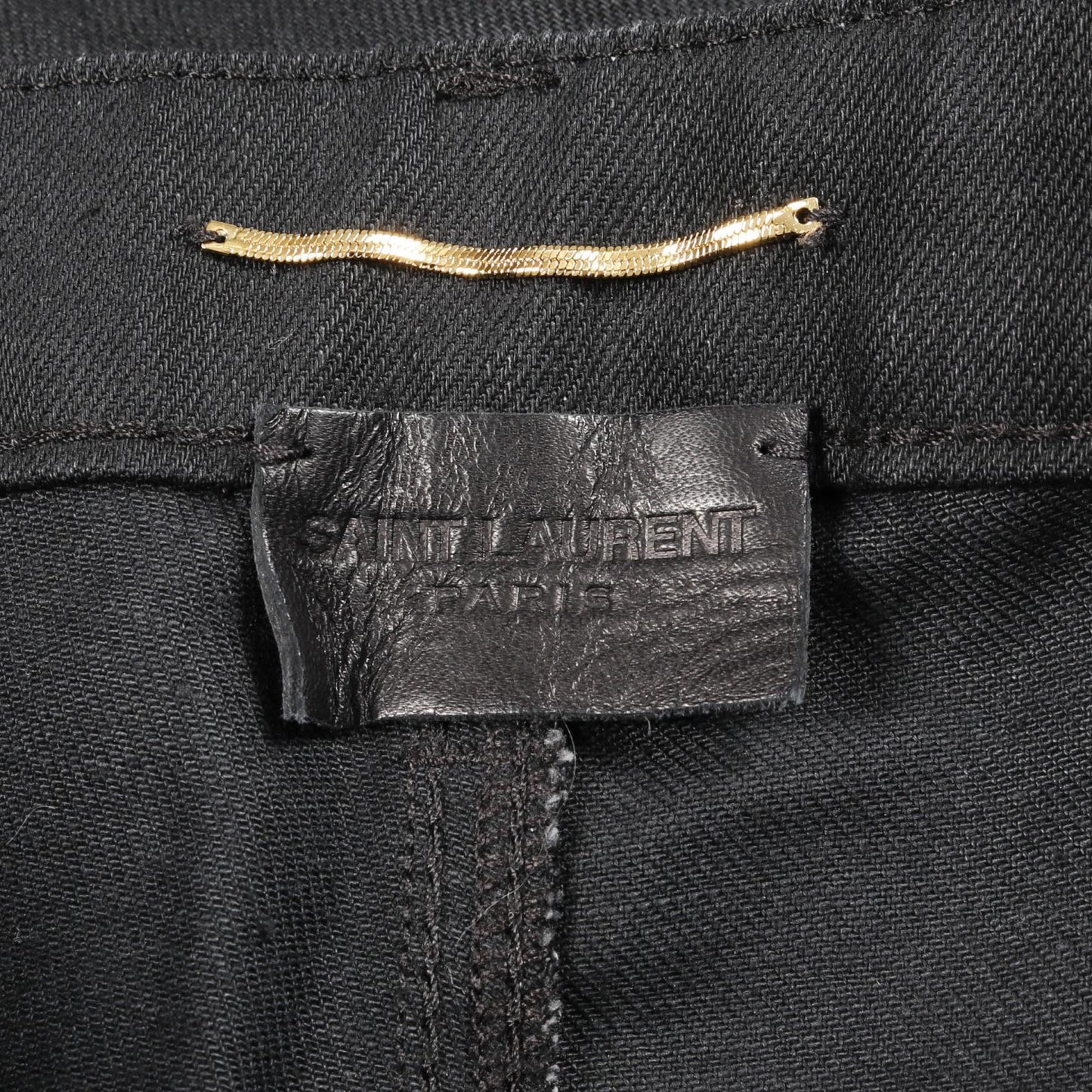 Saint Laurent Paris Cotton Denim Pants