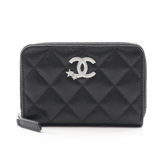 Chanel Matelasse Coco Mark Star Grained Calfskin Wallet