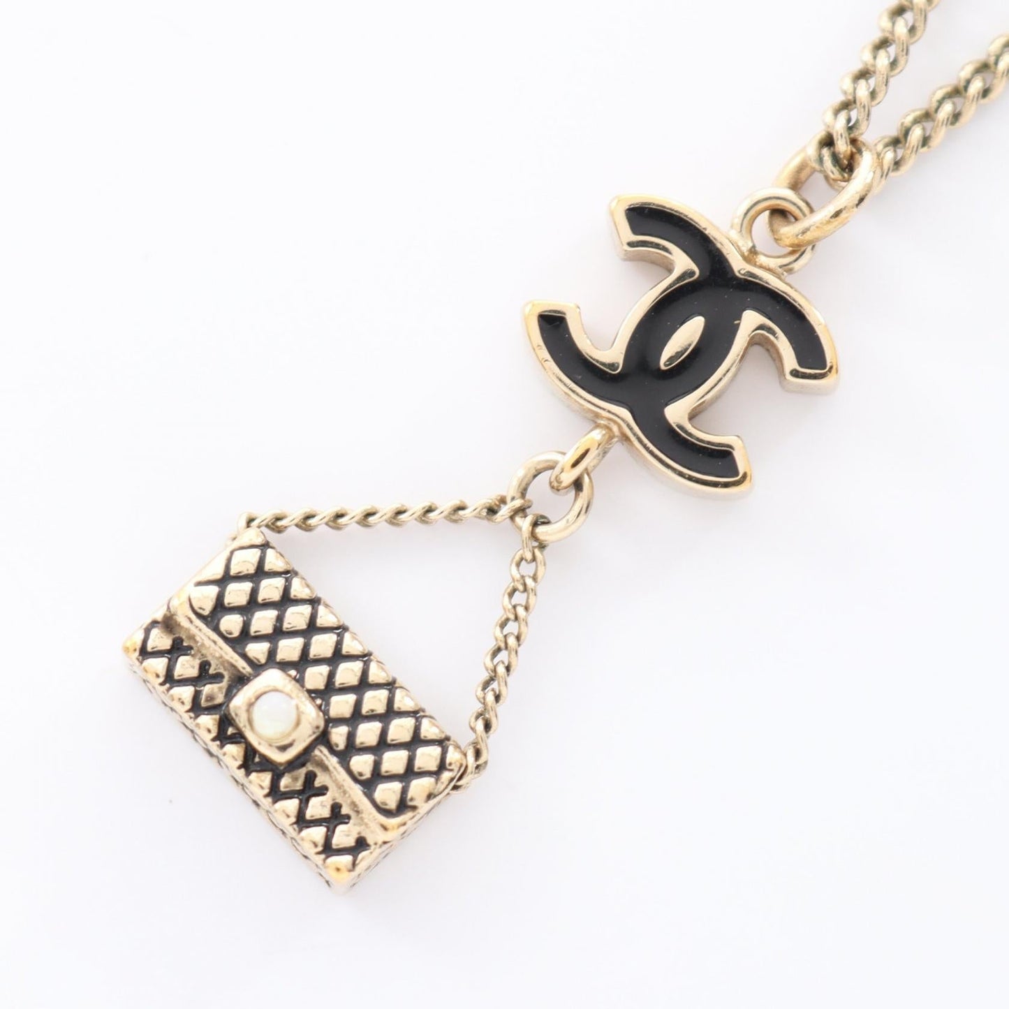Chanel Coco Mark Matelasse Necklace