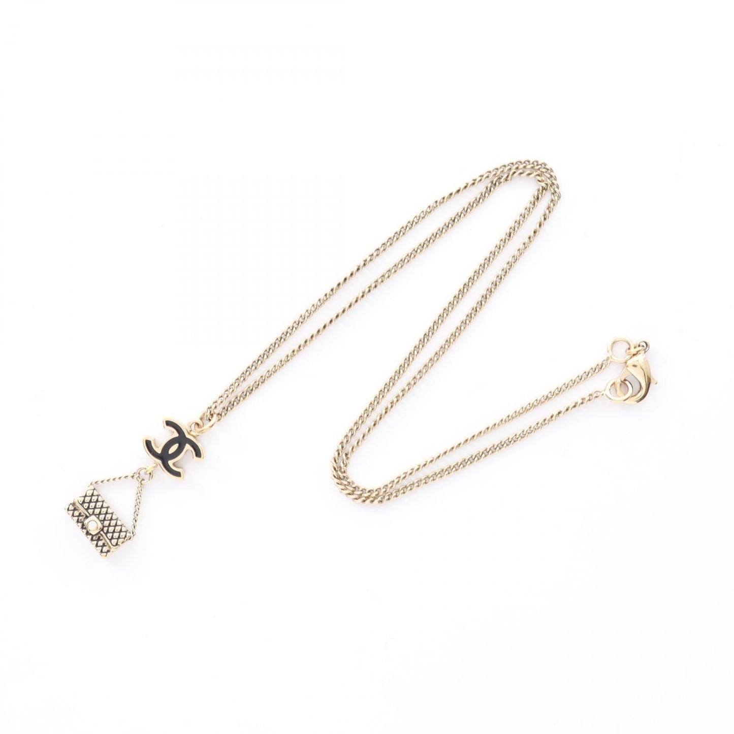 Chanel Coco Mark Matelasse Necklace