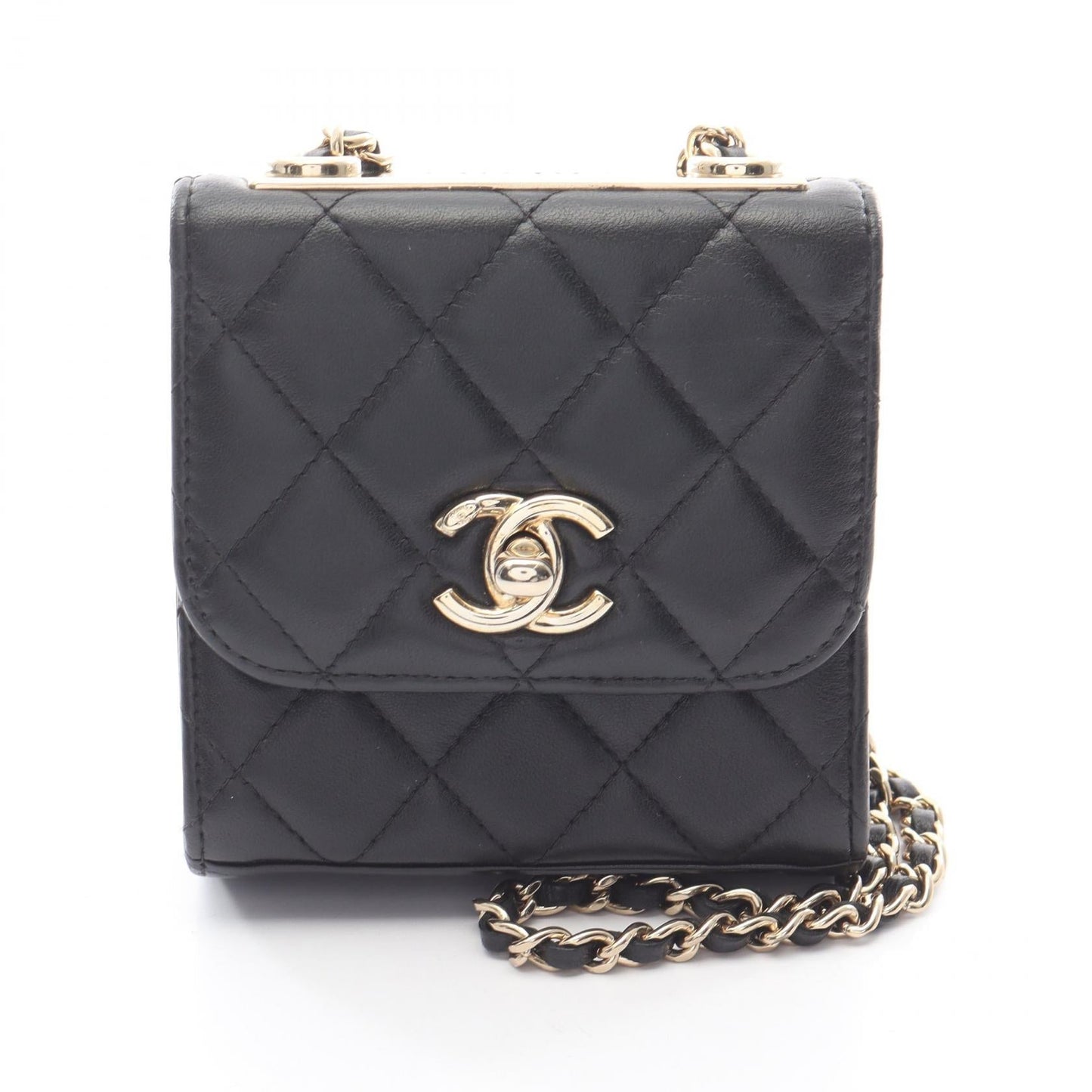 Chanel Mini Matelassé Lambskin Shoulder Bag