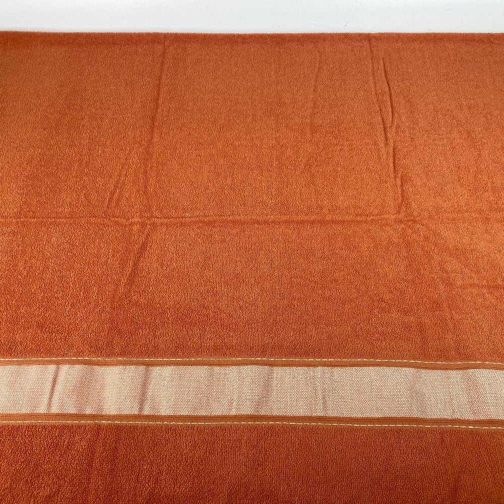HERMES towel cotton Orange Bath towel Interior Throw Blanket Yachting logo Women  d