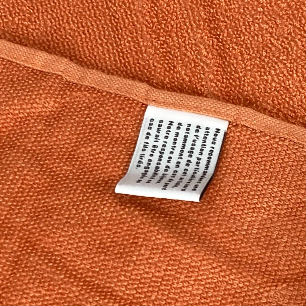 HERMES towel cotton Orange Bath towel Interior Throw Blanket Yachting logo Women  d
