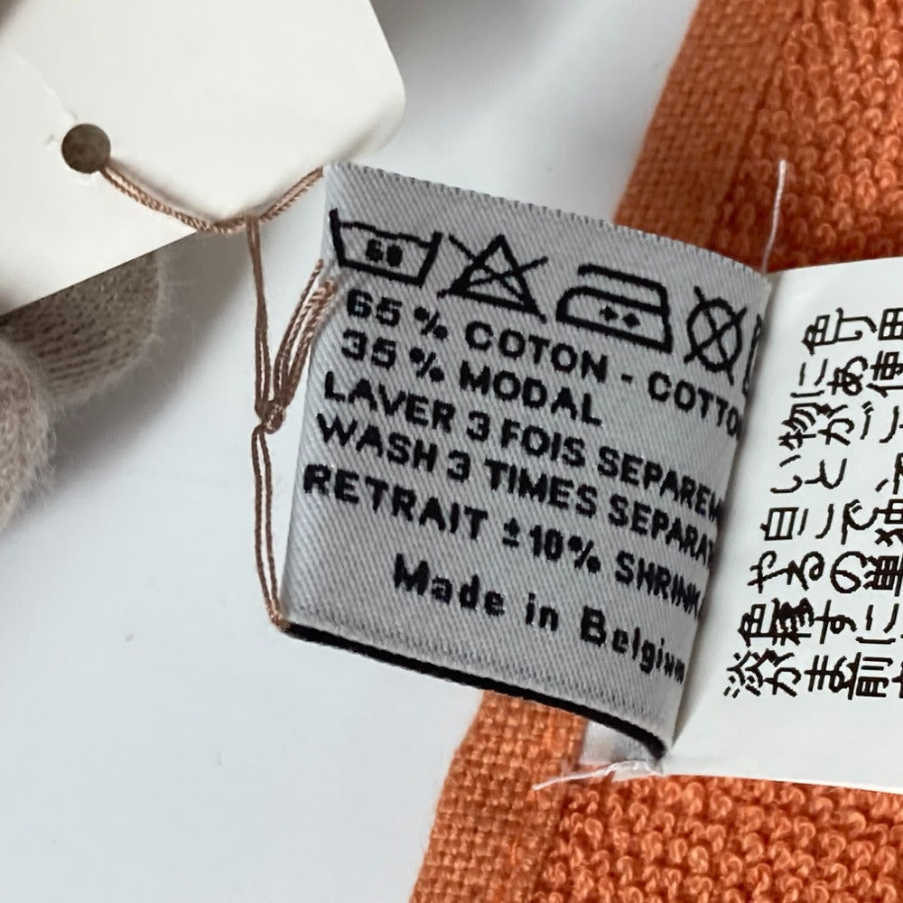 HERMES towel cotton Orange Bath towel Interior Throw Blanket Yachting logo Women  d
