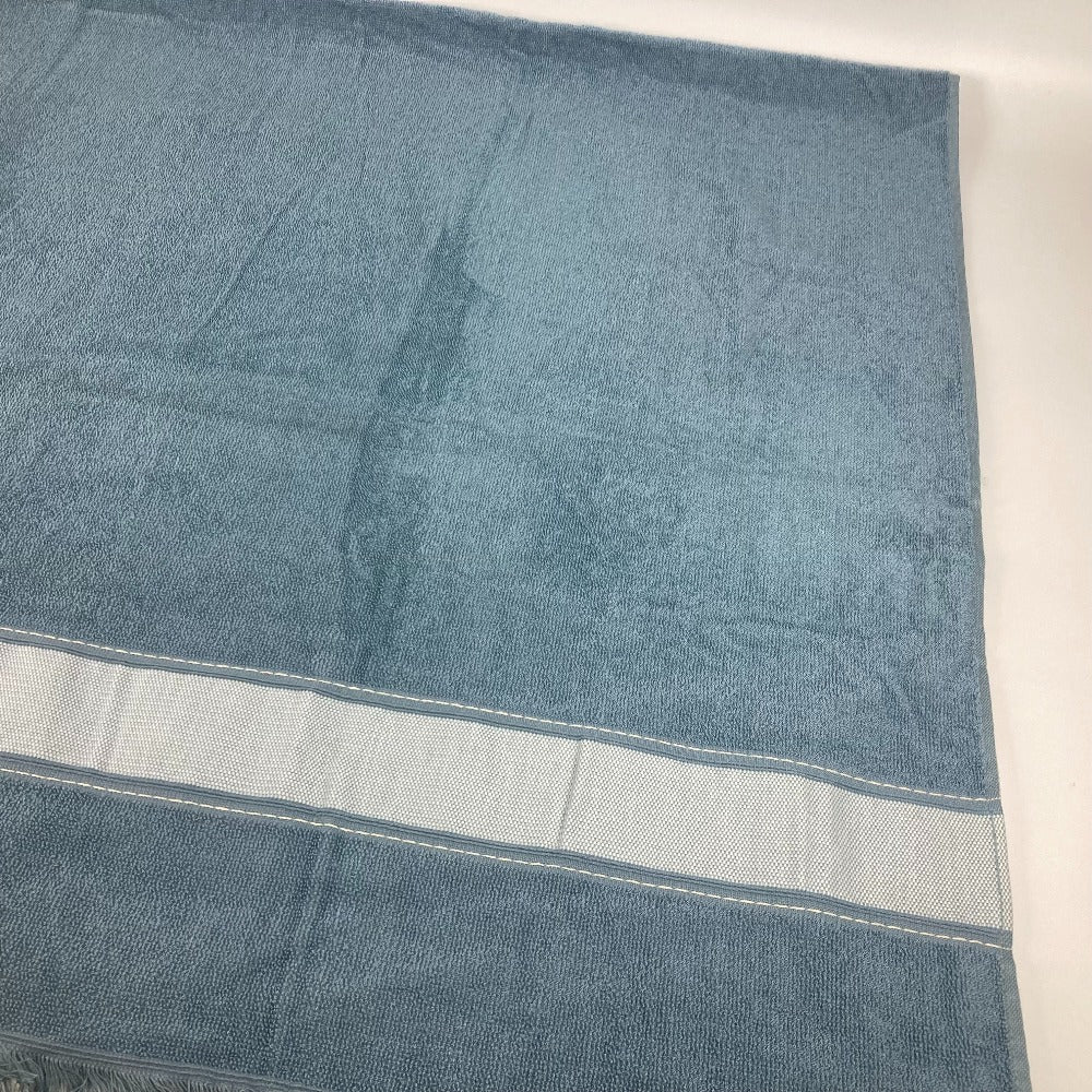 HERMES towel cotton blue Bath towel Interior Throw Blanket Yachting beach towel logo Women  d
