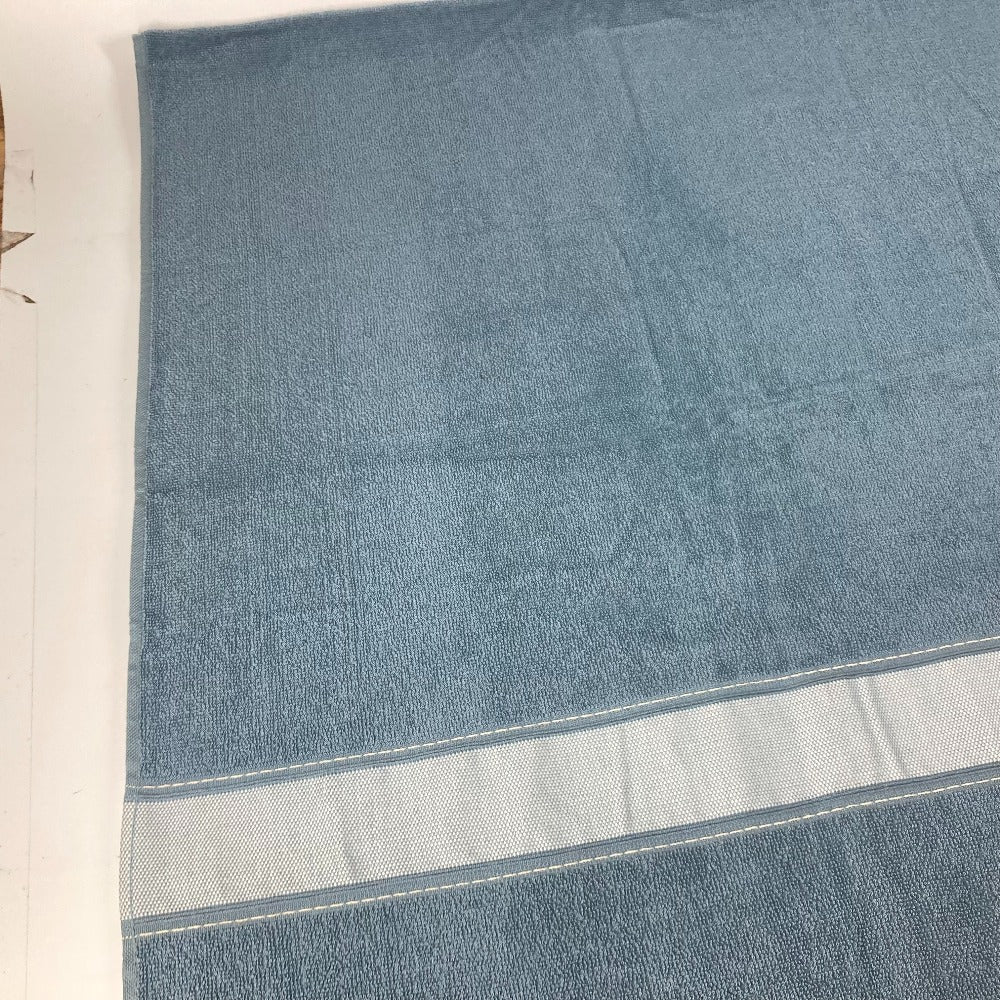 HERMES towel cotton blue Bath towel Interior Throw Blanket Yachting beach towel logo Women  d