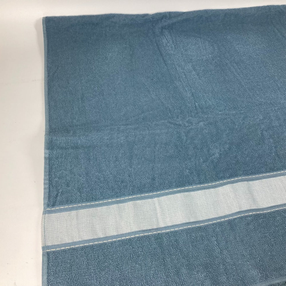 HERMES towel cotton blue Bath towel Interior Throw Blanket Yachting beach towel logo Women  d