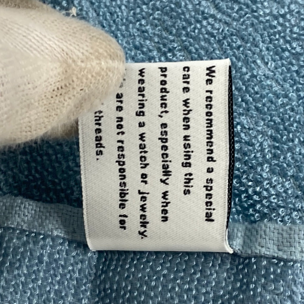 HERMES towel cotton blue Bath towel Interior Throw Blanket Yachting beach towel logo Women  d