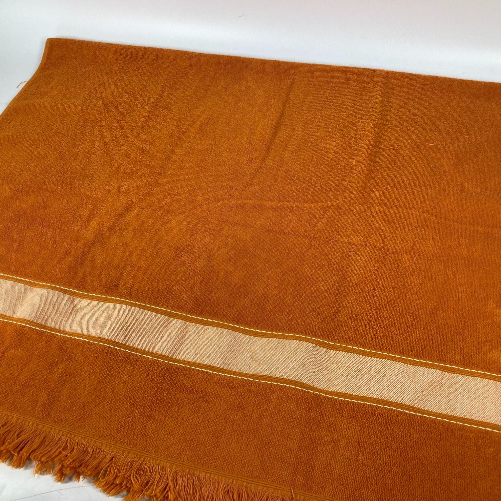 HERMES towel cotton Orange Bath towel Interior Throw Blanket Yachting beach towel logo Women  d