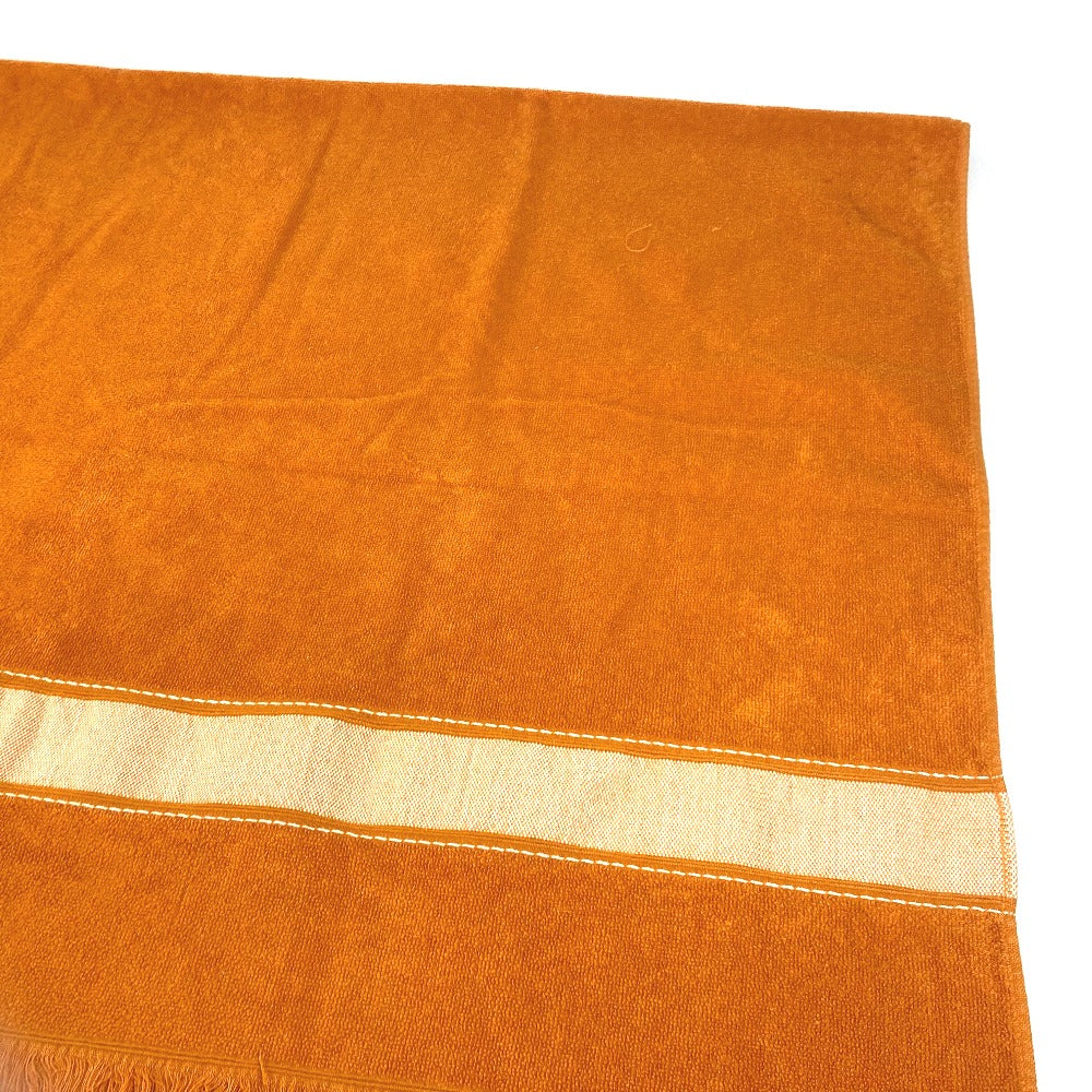 HERMES towel cotton Orange Bath towel Interior Throw Blanket Yachting beach towel logo Women  d