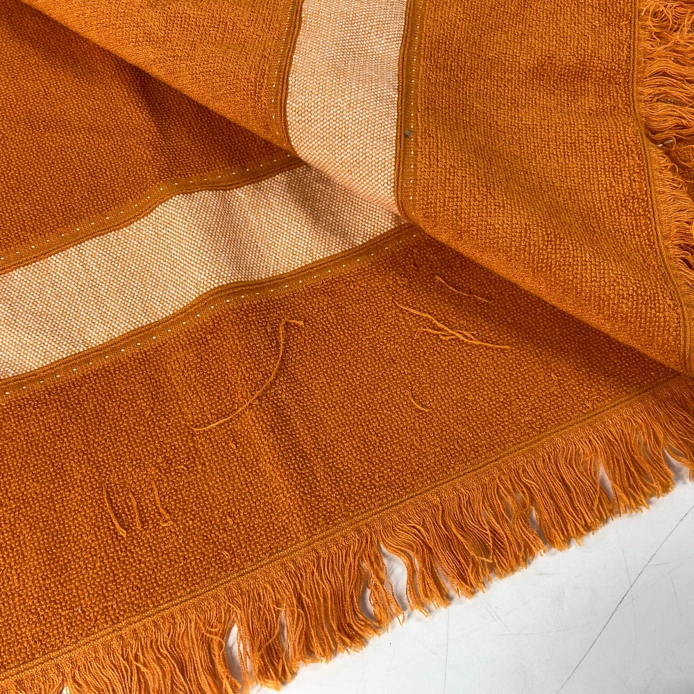HERMES towel cotton Orange Bath towel Interior Throw Blanket Yachting beach towel logo Women  d