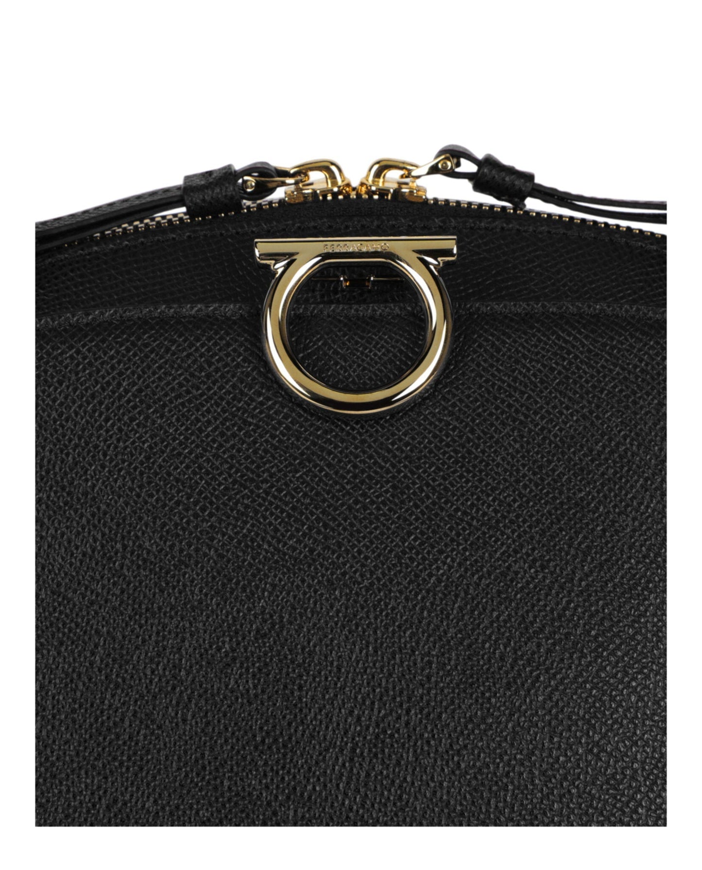 Ferragamo Womens Gancini Medium Top Handle Bag
