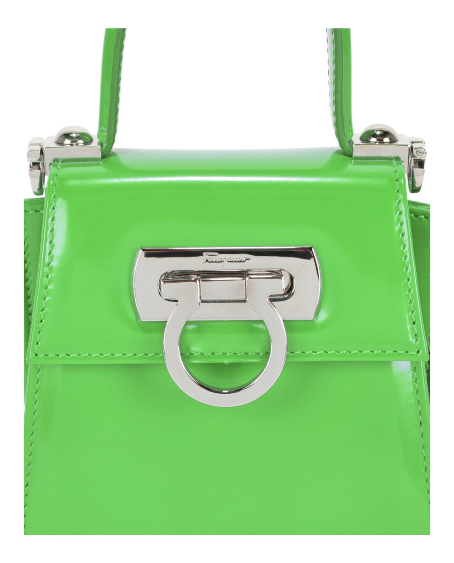 Ferragamo Womens Micro Iconic Top Handle