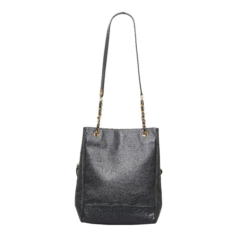 Chanel Matte Caviar Coco Mark Handbag Tote Bag 4 series