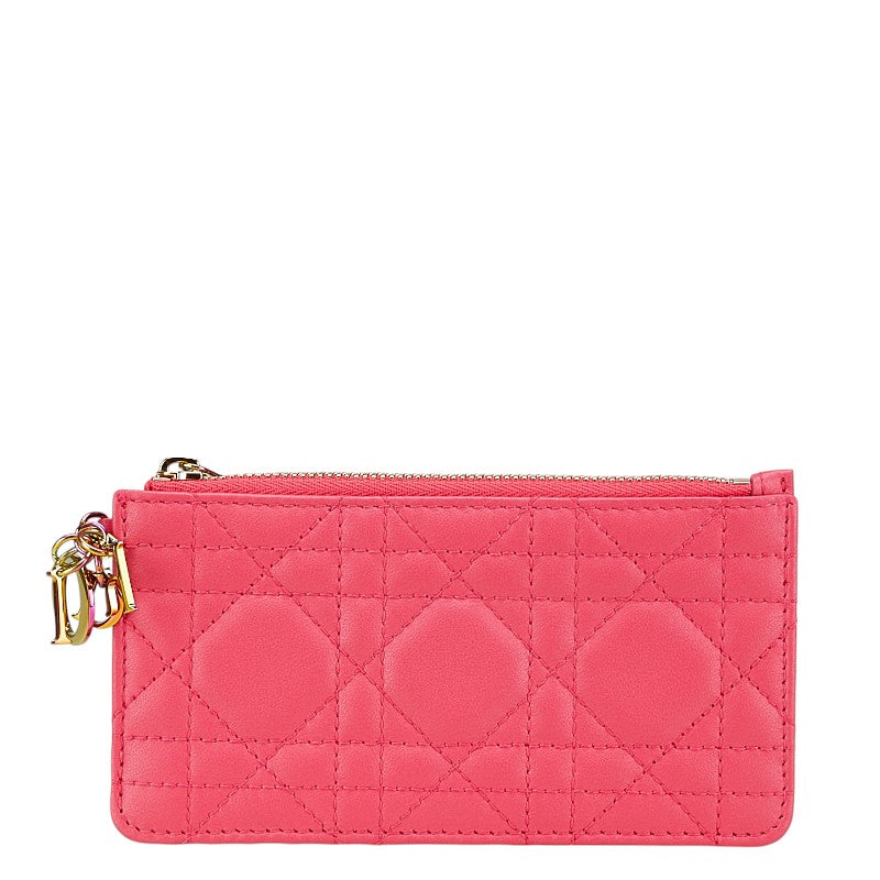Dior Cannage Leather Card Case