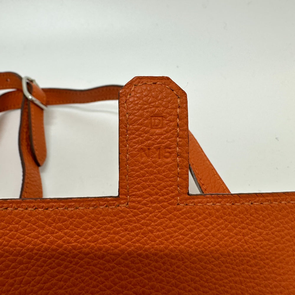 HERMES Shoulder Bag Togo Orange Crossbody bag Amery Women  d