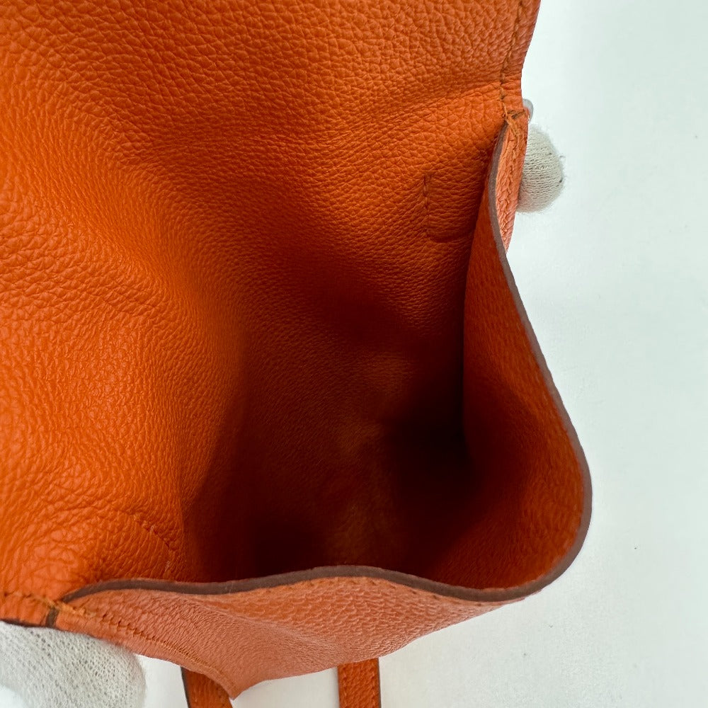 HERMES Shoulder Bag Togo Orange Crossbody bag Amery Women  d