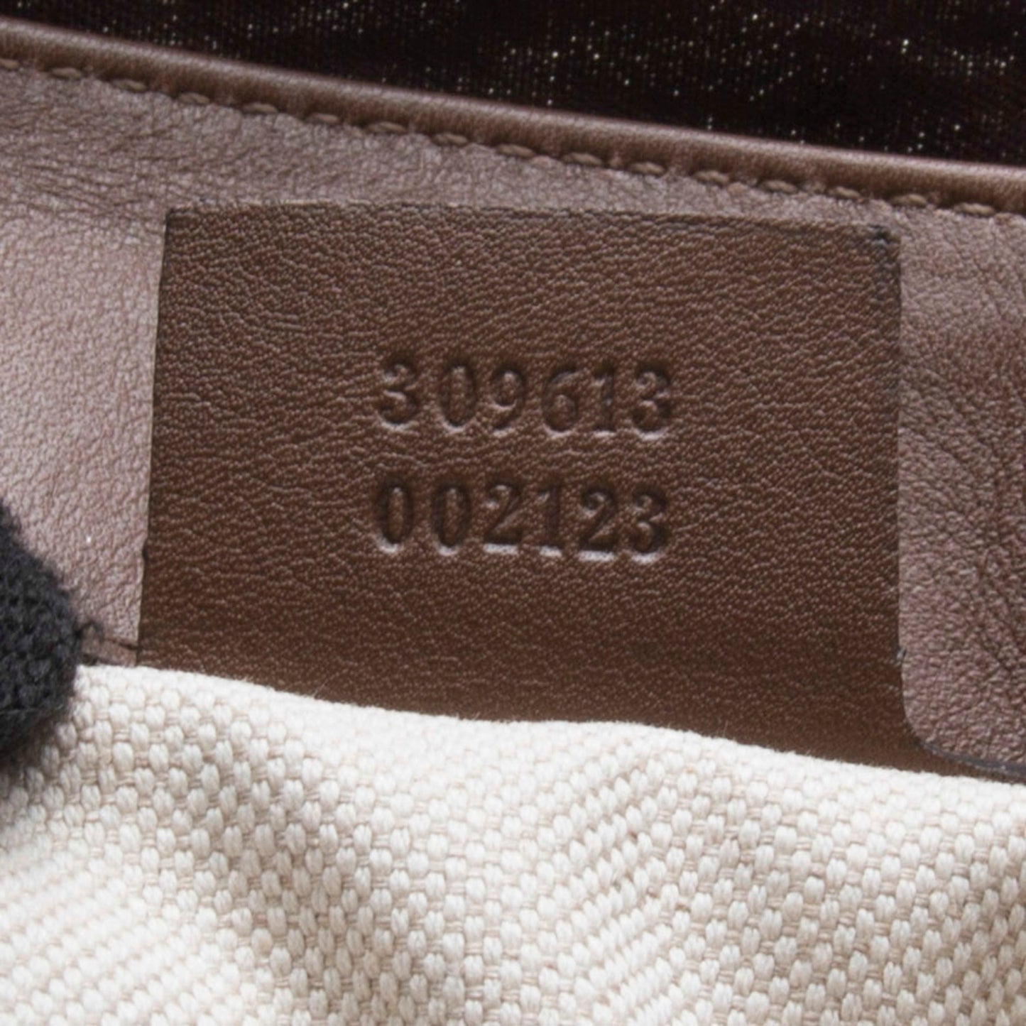 Gucci 309613 Beige/Ebony GG Supreme Canvas Tote Bag