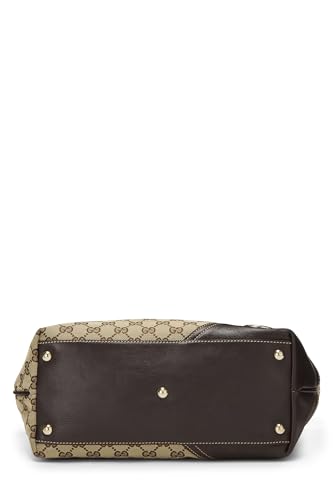 Gucci, Brown Original GG Canvas Britt Tote, Brown