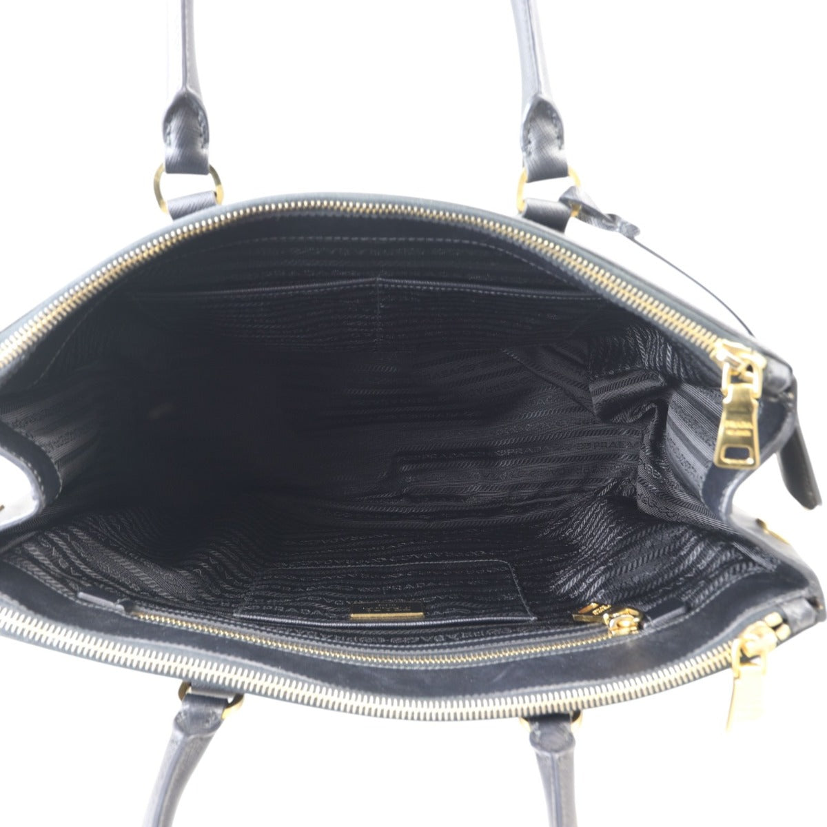 Prada Saffiano Lux Galleria Double Zip Tote Large