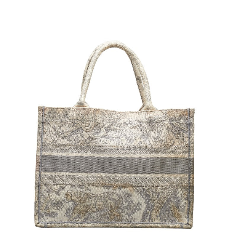 Dior Medium Toile de Jouy Book Tote Canvas Tote Bag in Good condition