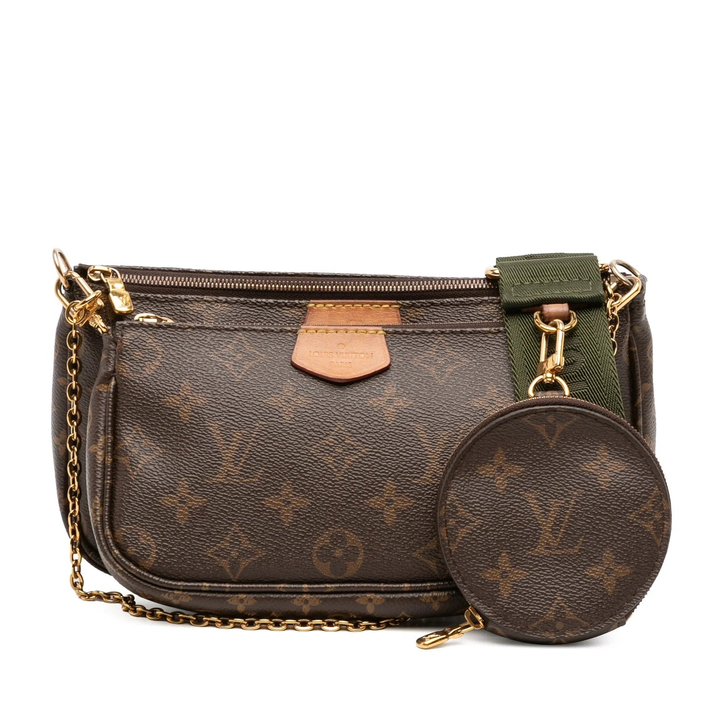 Brown Louis Vuitton Monogram Multi Pochette Accessoires Satchel
