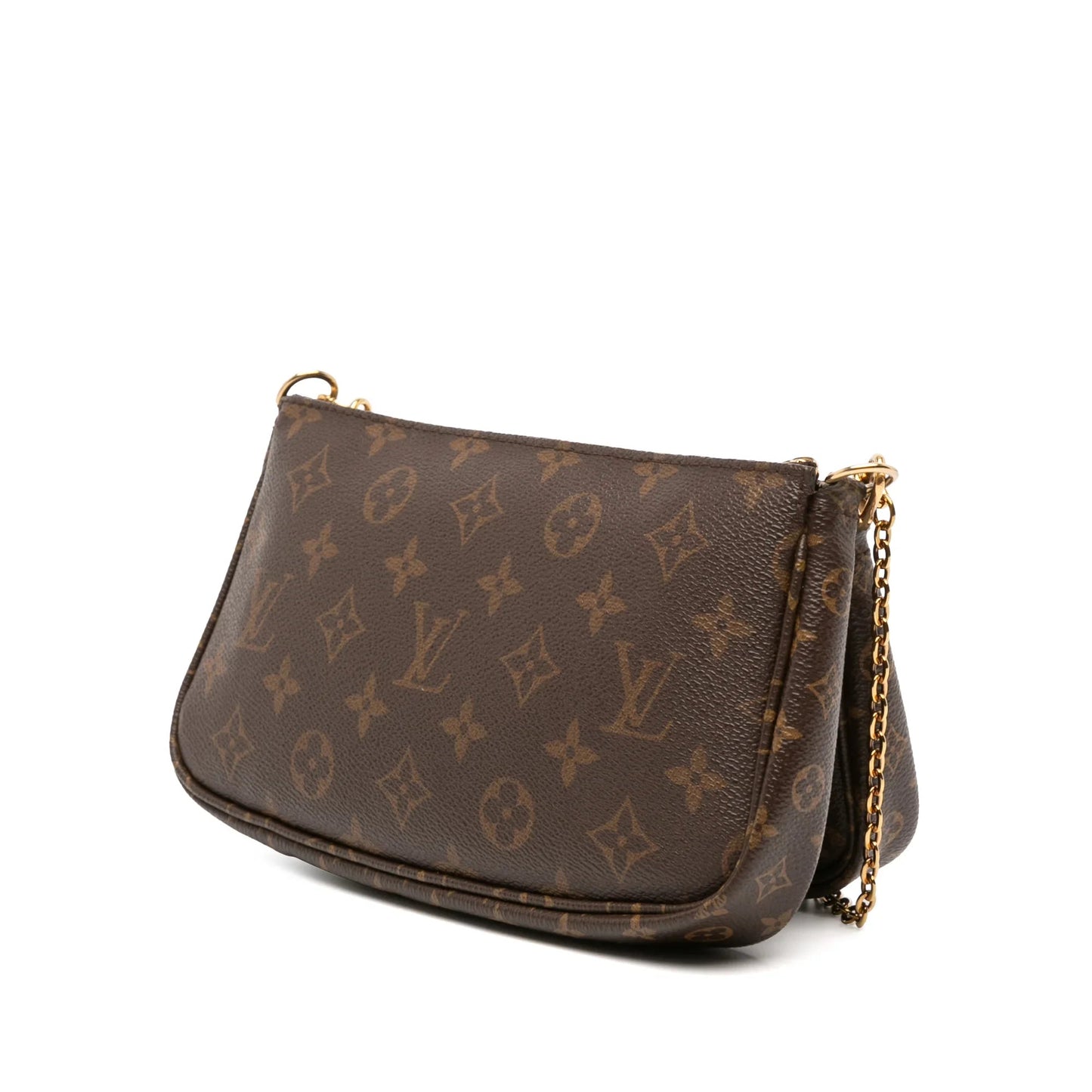 Brown Louis Vuitton Monogram Multi Pochette Accessoires Satchel