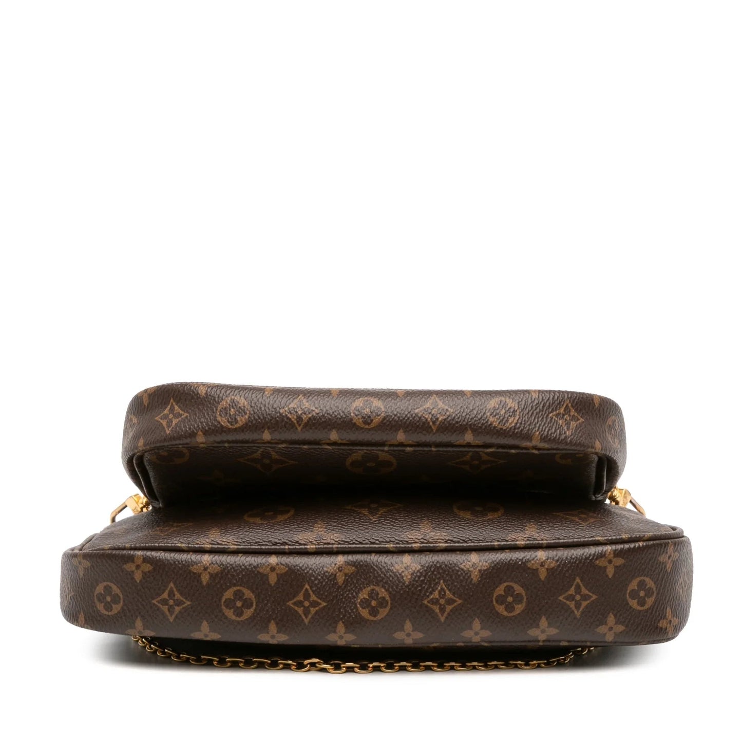 Brown Louis Vuitton Monogram Multi Pochette Accessoires Satchel